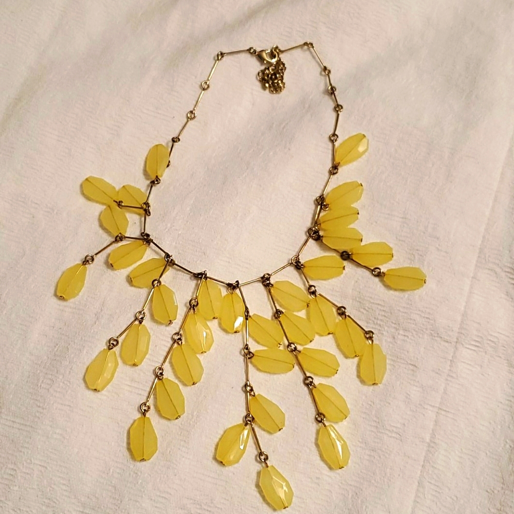 Yellow Chunky Necklace
